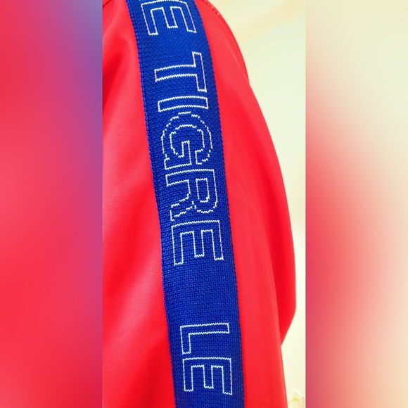 Le Tigre Abington Tracksuit Joggers Sweatpants Pants Navy Red (Pants Only) - Picture 10 of 11